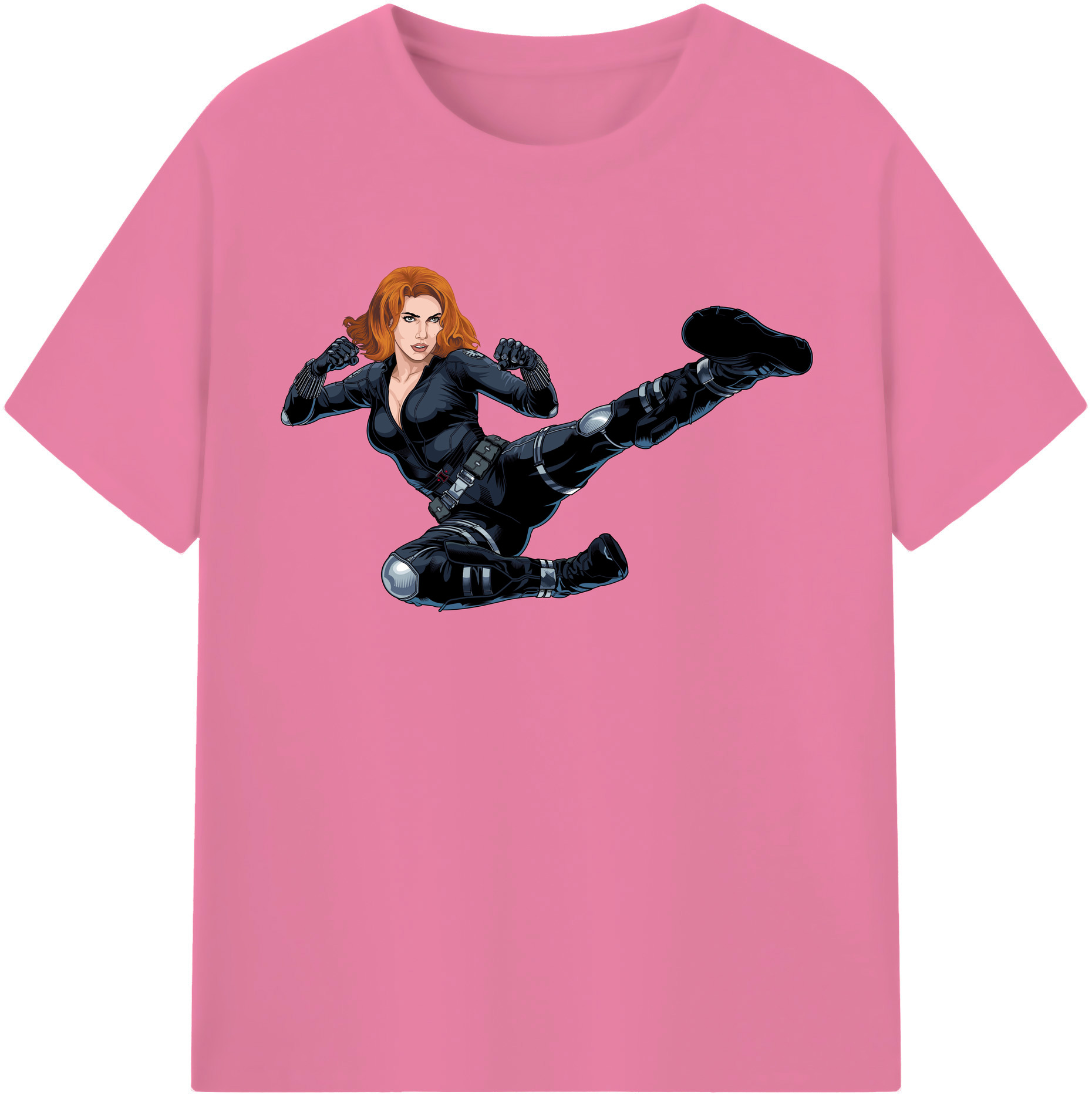 （画像用） アベンジャーズ The Avengers 綿100％半袖Tシャツ（フロントプリント）